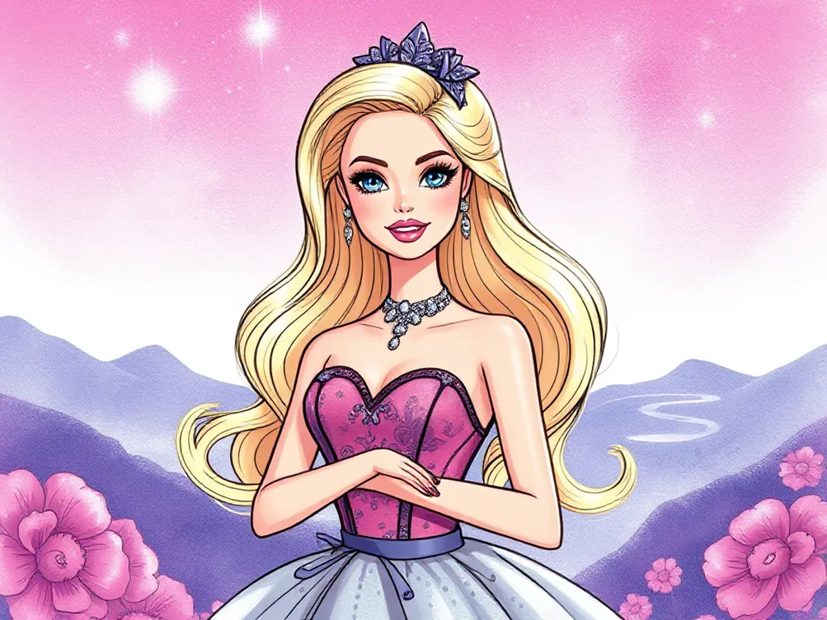 Barbie à colorier