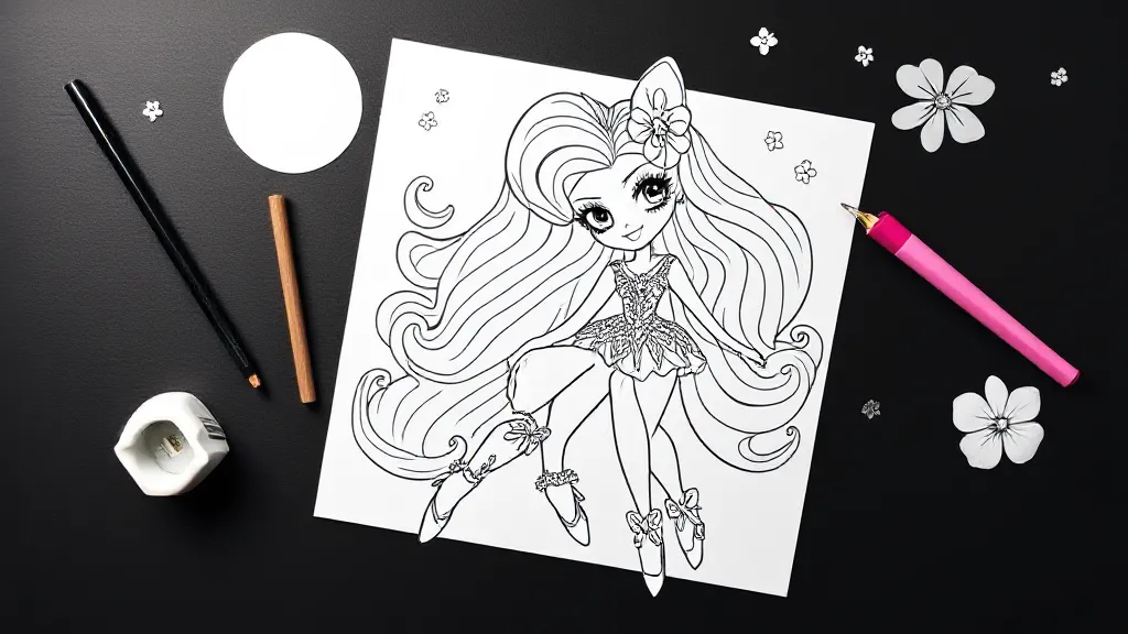 coloriage de Lolirock Izira