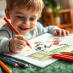 Coloriage foot à imprimer : comment occuper vos enfants pendant le week-end
