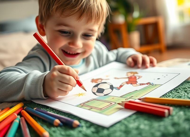 coloriage foot à imprimer
