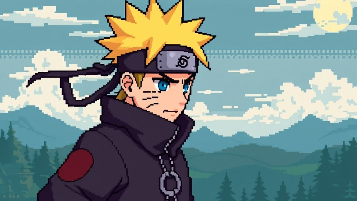 pixel art naruto