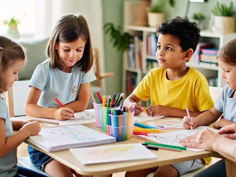 Comment organiser une activité de coloriage à imprimer PDF gratuit à la maison