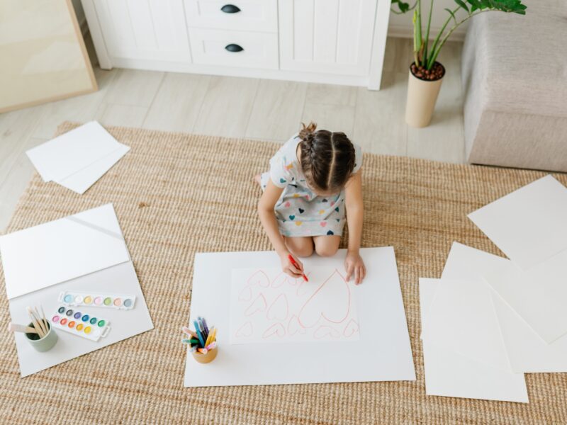 Les dessins coeurs à imprimer comme activité pédagogique pour les petits