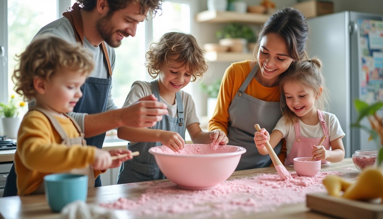 découvrez notre recette facile de pâte à modeler sans cuisson et partagez des moments créatifs en famille ! amusez-vous à créer des formes originales tout en développant votre imagination. une activité ludique et sécurisée pour petits et grands.