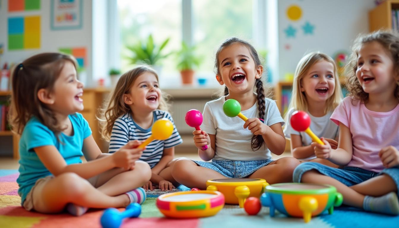 découvrez notre sélection des meilleures activités musicales pour les enfants de 3 à 5 ans. des idées ludiques et adaptées pour stimuler la créativité et l’éveil musical des tout-petits à la maison ou à l’école.