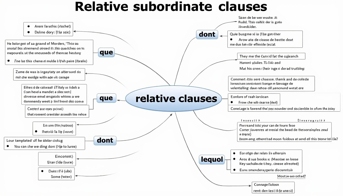 découvrez comment utiliser une carte mentale pour maîtriser la proposition subordonnée relative. astuces, exemples et conseils pour apprendre efficacement la grammaire française grâce à des techniques visuelles.