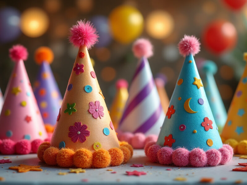 personnalisez des chapeaux d’anniversaire pointus pour enfants et rendez votre fête unique et mémorable ! offrez à chaque invité un accessoire personnalisé qui ajoutera une touche de magie et d’originalité à l’événement.