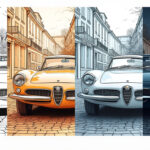 Coloriage d’une voiture à imprimer en PDF : créativités sans limites pour petits et grands