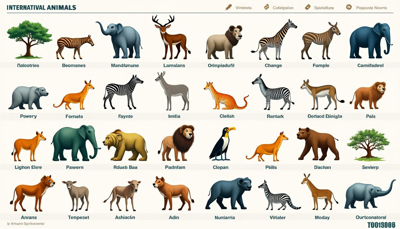découvrez comment une liste des animaux en anglais au format pdf peut faciliter et accélérer votre apprentissage de l’anglais. téléchargez un outil pratique pour enrichir votre vocabulaire animalier !