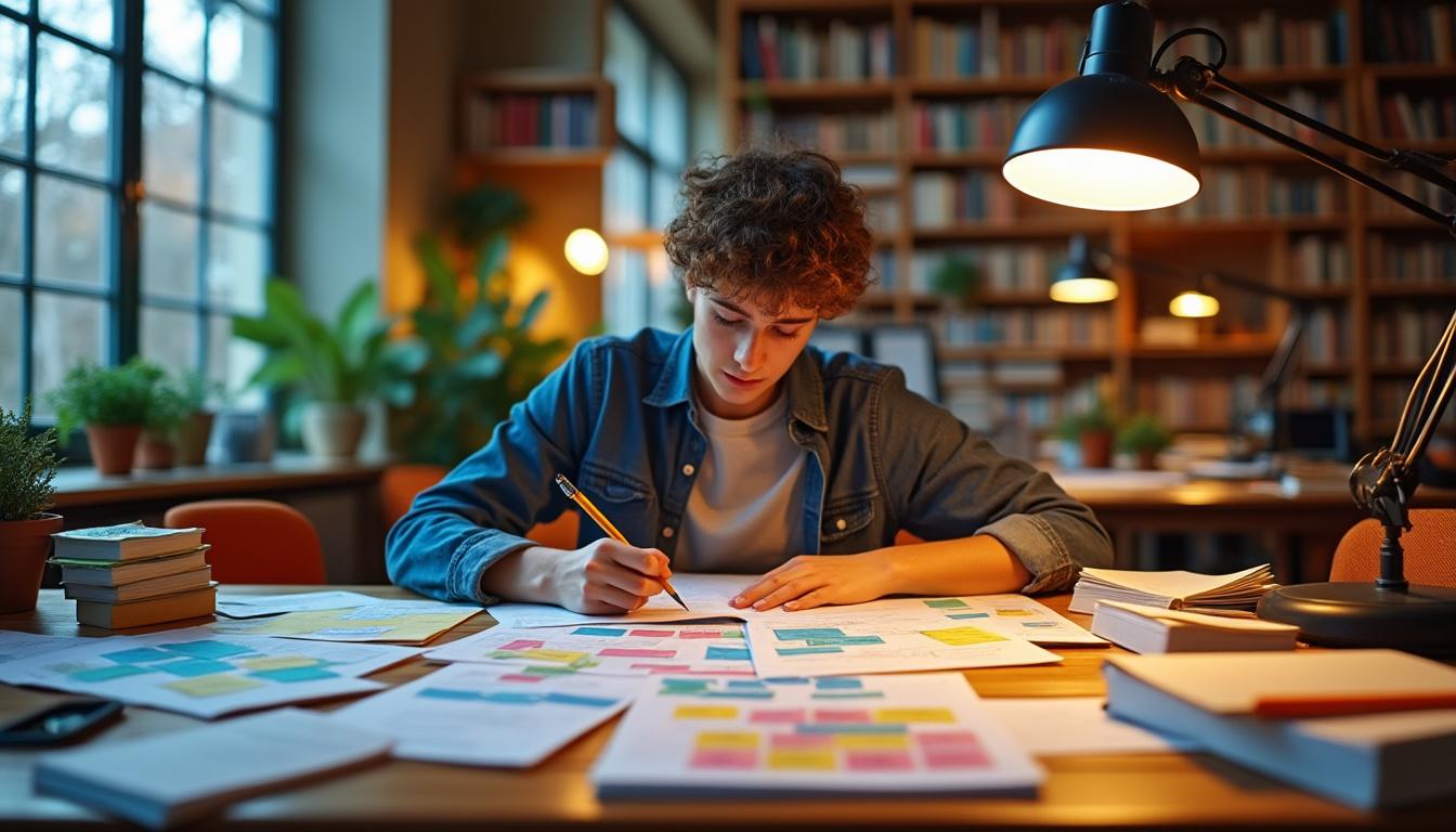 découvrez comment la carte mentale facilite l’apprentissage de l’imparfait et du passé simple pour les étudiants : méthode visuelle, mémorisation renforcée et compréhension rapide des différences entre les deux temps.