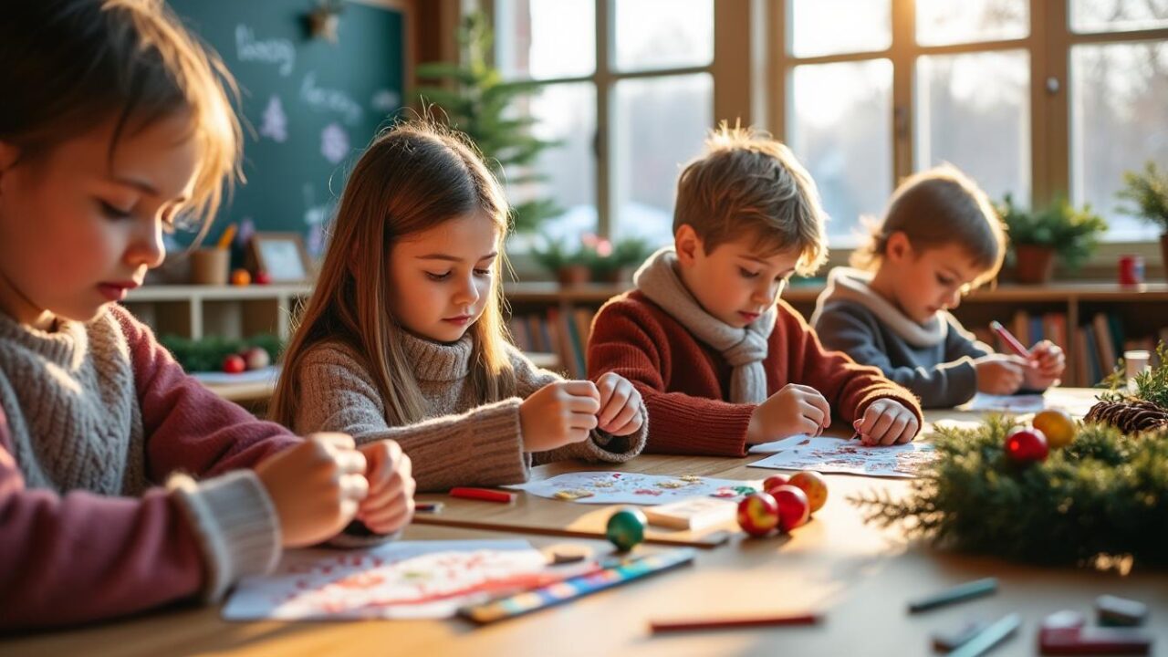 découvrez des idées de bricolage de noël adaptées à la grande section de maternelle, combinant activités ludiques et éducatives pour éveiller la créativité des enfants.