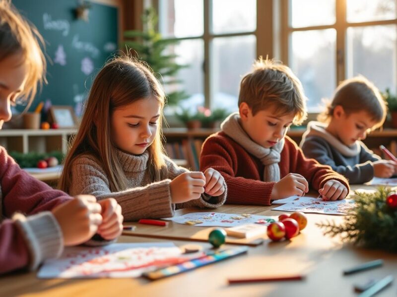 Bricolage de Noël pour grande section de maternelle : des activités ludiques et éducatives