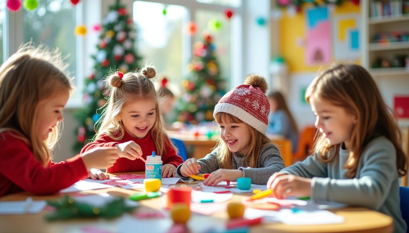 découvrez des activités ludiques et créatives pour célébrer la magie de noël en maternelle. idées simples et amusantes pour émerveiller les tout-petits pendant les fêtes.