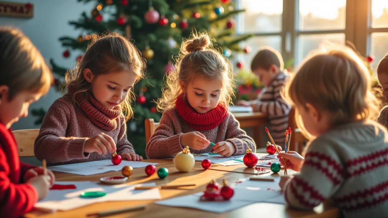 découvrez des activités ludiques et créatives pour maternelle afin de célébrer la magie de noël. idées simples pour enfants, parfaites pour une ambiance festive et chaleureuse en classe.