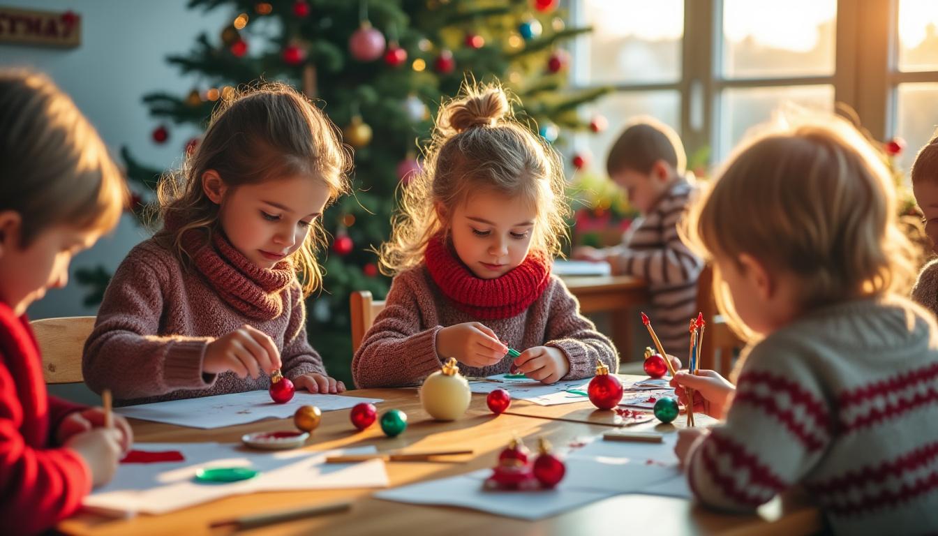 découvrez des activités ludiques et créatives pour maternelle afin de célébrer la magie de noël. idées simples pour enfants, parfaites pour une ambiance festive et chaleureuse en classe.