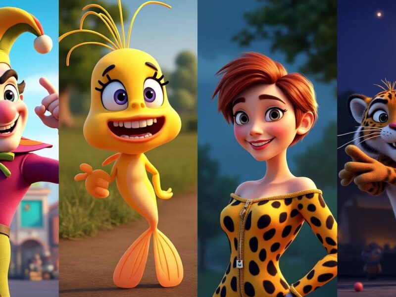 Personnages de dessin animé en J : liste pour égayer vos soirées animées