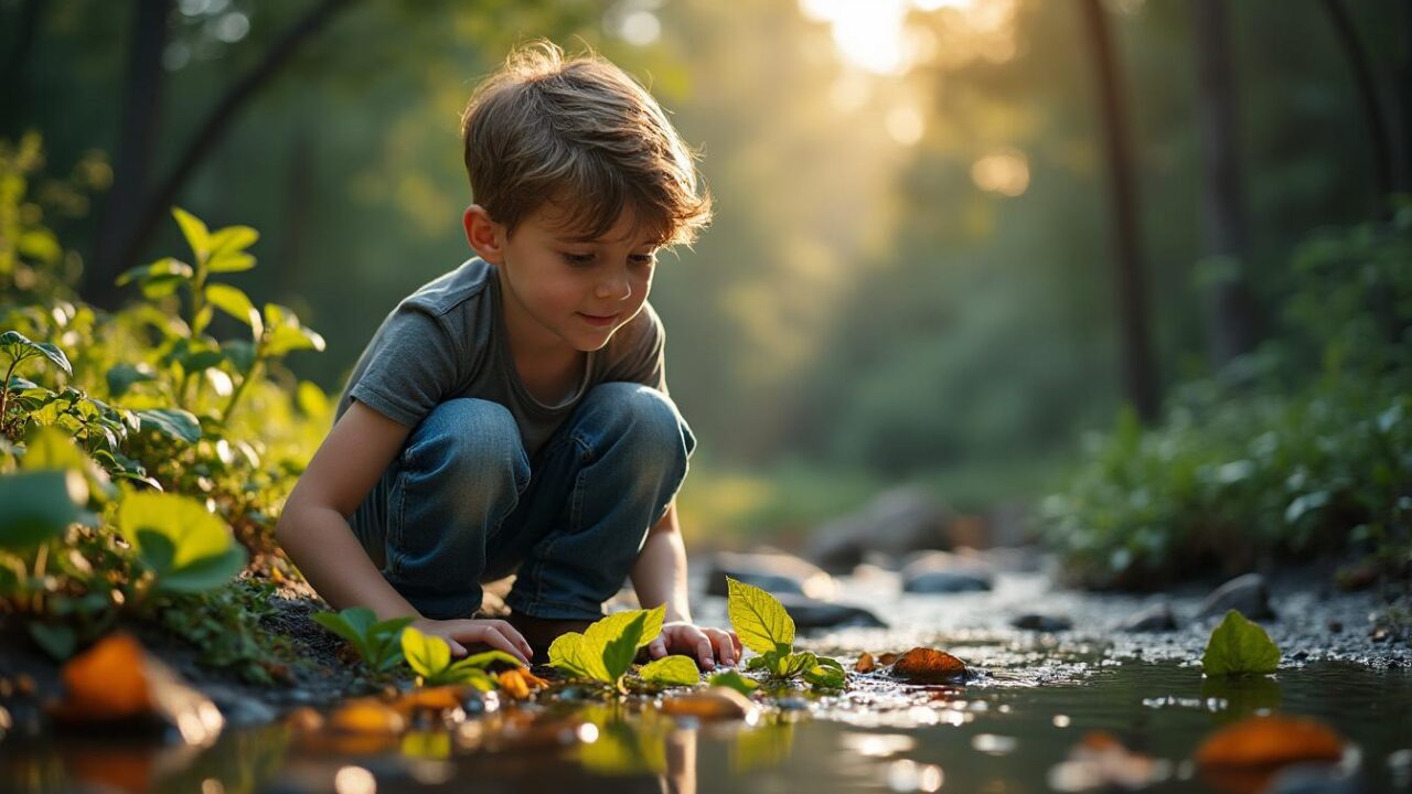 découvrez comment la nature peut aider votre fils de 7 ans, toujours plein d'énergie, à se calmer, se concentrer et s'épanouir grâce à des activités en plein air adaptées.