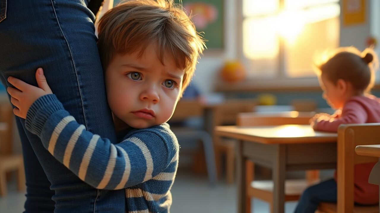 découvrez les signes révélateurs de l'angoisse de séparation chez les enfants de 3 ans à l'école et apprenez comment les accompagner pour un mieux-être au quotidien.