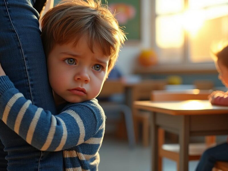 Les signes révélateurs de l’angoisse de séparation à 3 ans à l’école chez votre enfant