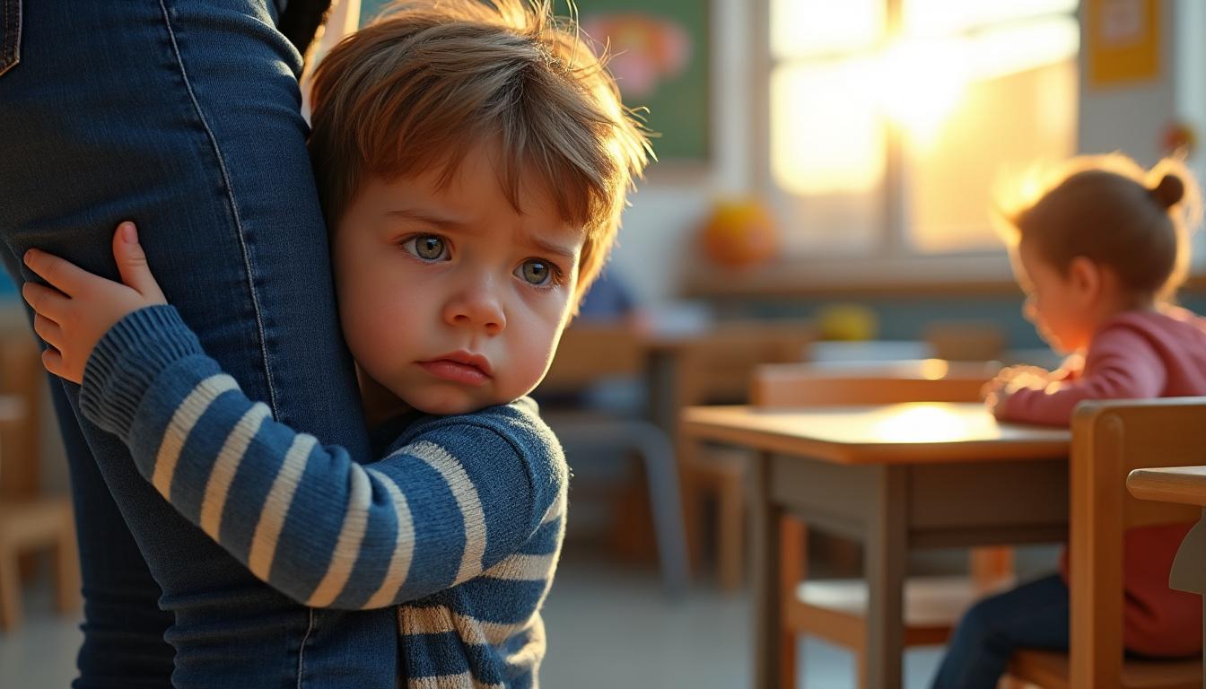 découvrez les signes révélateurs de l'angoisse de séparation chez les enfants de 3 ans à l'école et apprenez comment les accompagner pour un mieux-être au quotidien.