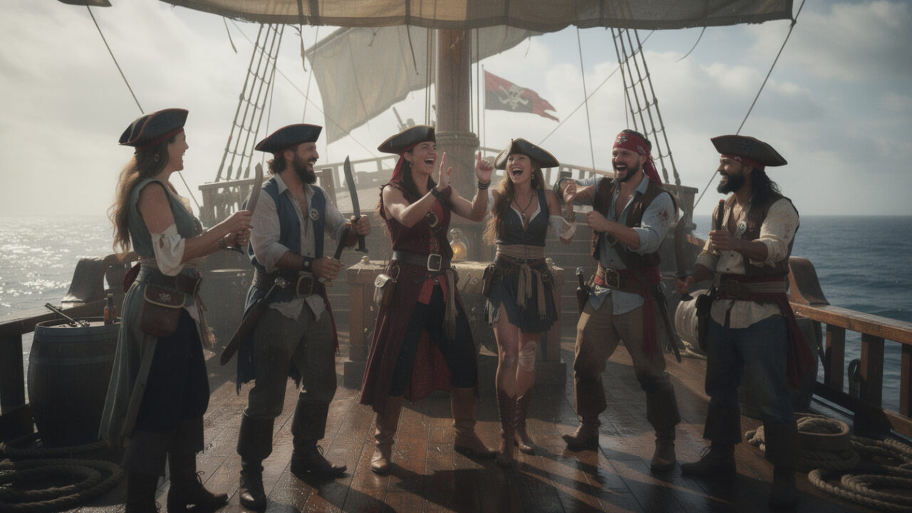 organisez un anniversaire inoubliable sur le thème des pirates des mers et créez des souvenirs mémorables pour votre enfant et ses amis.