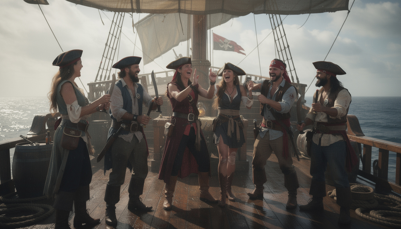 organisez un anniversaire inoubliable sur le thème des pirates des mers et créez des souvenirs mémorables pour votre enfant et ses amis.