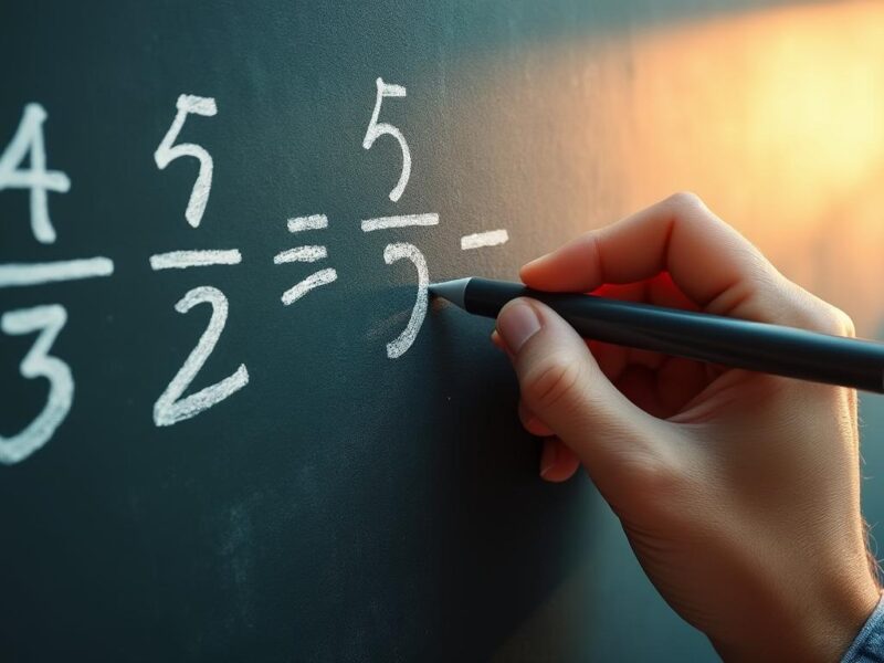 La fraction en mathématiques : un concept clé pour comprendre les nombres rationnels