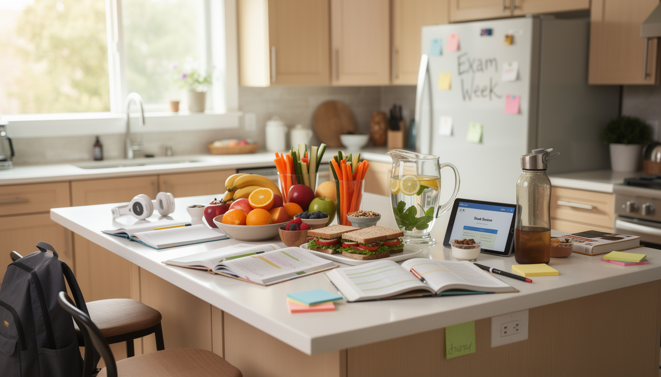 découvrez comment la nutrition peut aider les adolescents à gérer le stress avant un examen, avec une sélection d'aliments à privilégier pour optimiser concentration et bien-être.