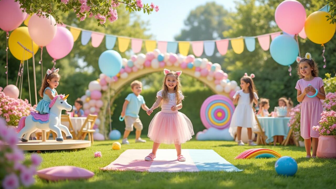 découvrez le top 5 des jeux incontournables pour animer une fête d'enfants sur le thème licorne, garantissant fun et magie pour tous les petits invités.