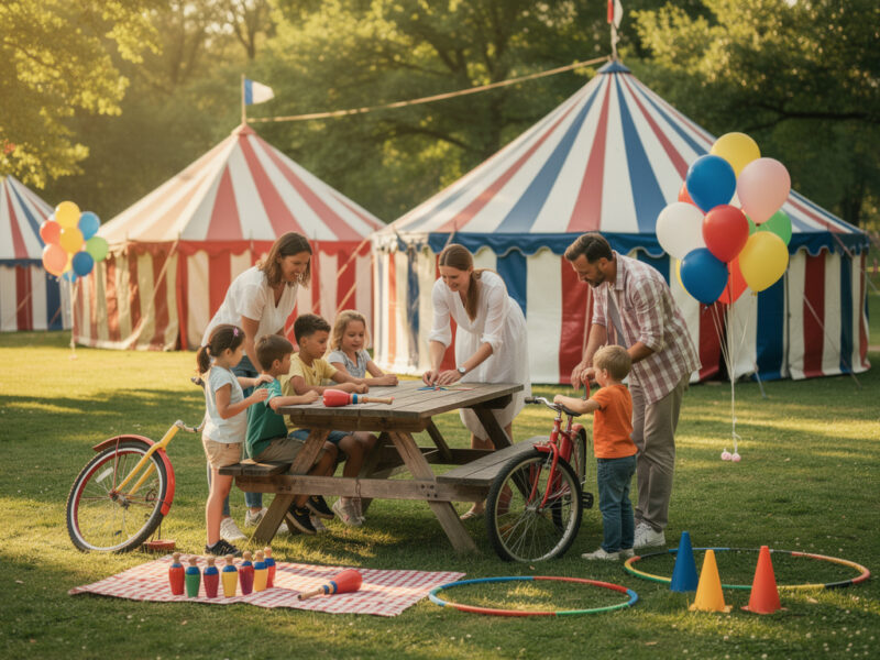 Comment choisir le lieu parfait pour une fête pour enfants sur le thème cirque