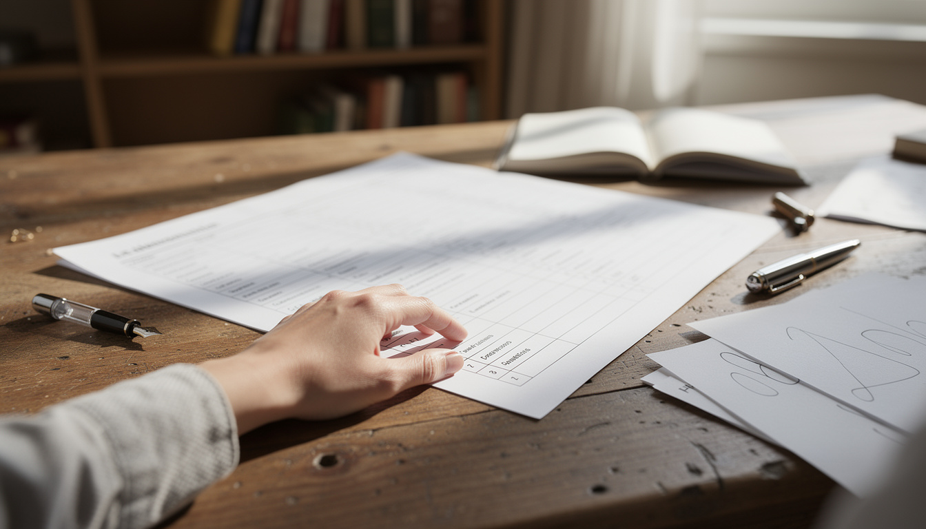 découvrez comment utiliser efficacement la liste des déterminants grâce à un tableau clair pour améliorer votre écriture en français.