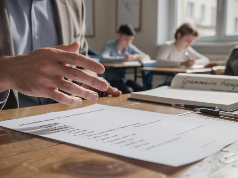 La conjonction de subordination : liste PDF explicative pour les étudiants en français