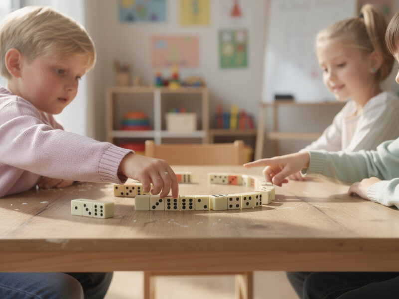 Les avantages éducatifs du domino des nombres pour les enfants