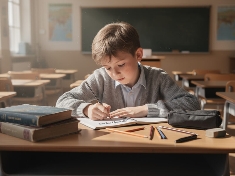 Les thèmes intemporels : un sujet pour une rédaction de 6e à ne pas manquer