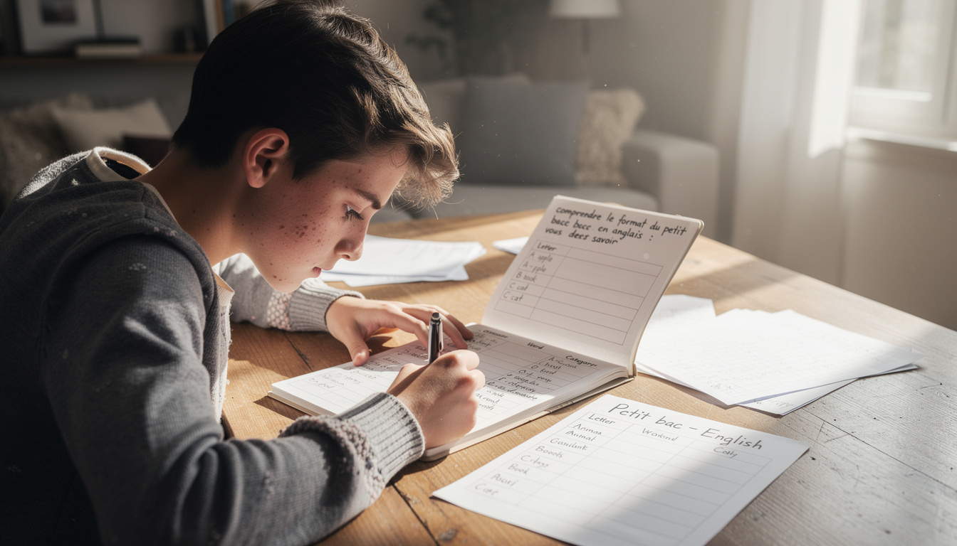 découvrez tout ce qu'il faut savoir sur le format du petit baccalauréat en anglais, ses exigences et comment bien se préparer pour réussir cet examen important.