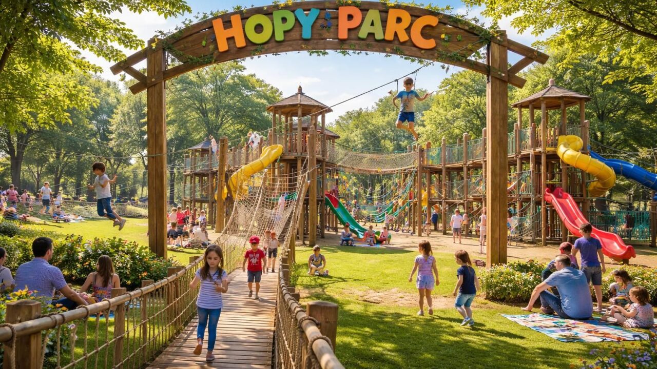 découvrez hopy parc, le lieu parfait pour vivre des aventures palpitantes en famille. activités ludiques et sécurisées pour petits et grands, moments de joie garantis avec les enfants.