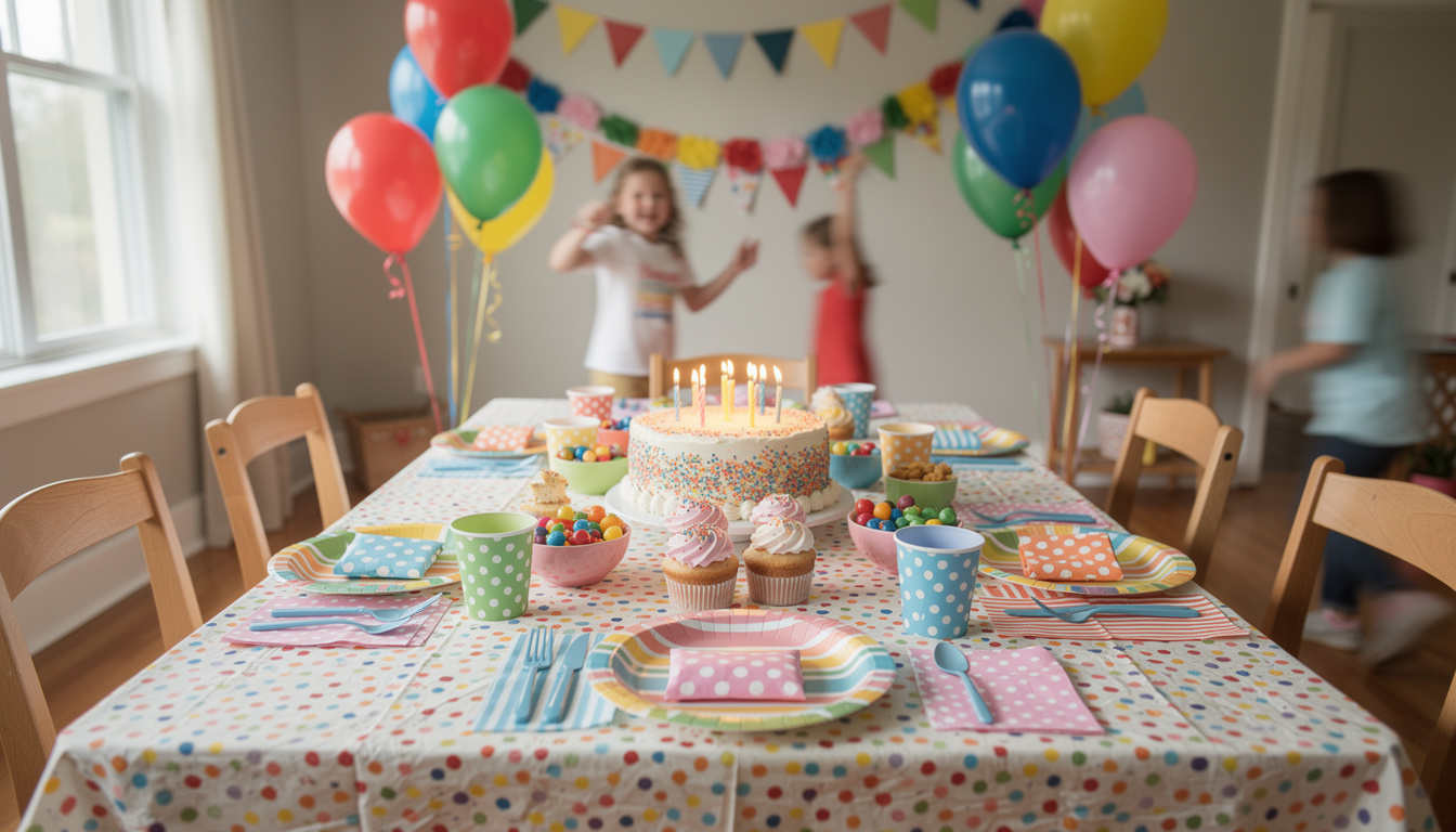 découvrez des idées de décoration de table enfantine pour rendre l'anniversaire de votre enfant inoubliable, avec des thèmes amusants et colorés adaptés aux plus petits.