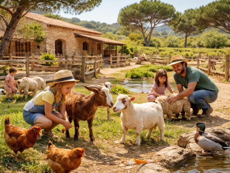 Les animaux de la ferme pédagogique à Gruissan : une rencontre inoubliable