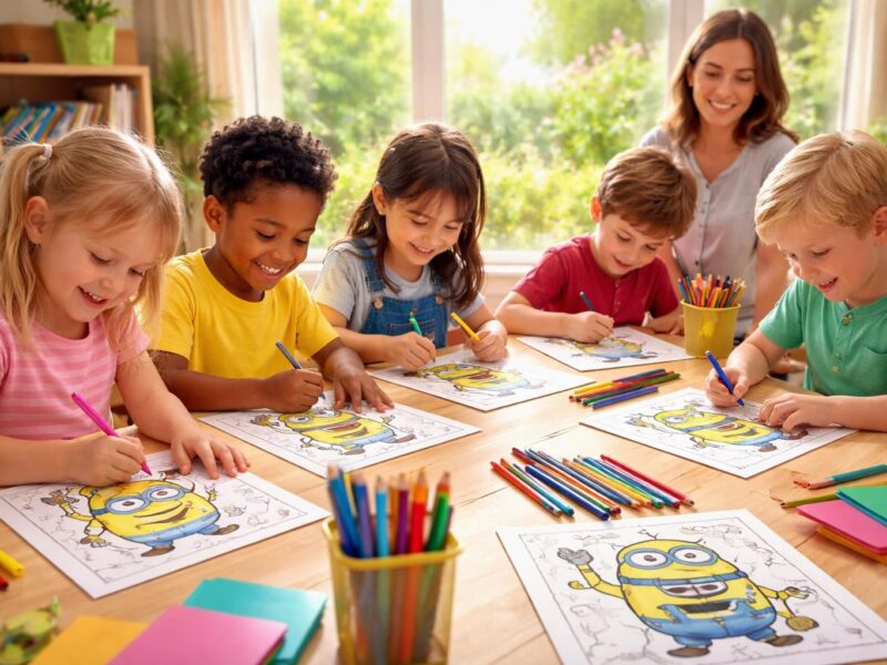 découvrez les avantages des coloriages des minions à imprimer pour stimuler la créativité, la concentration et le développement moteur des enfants.