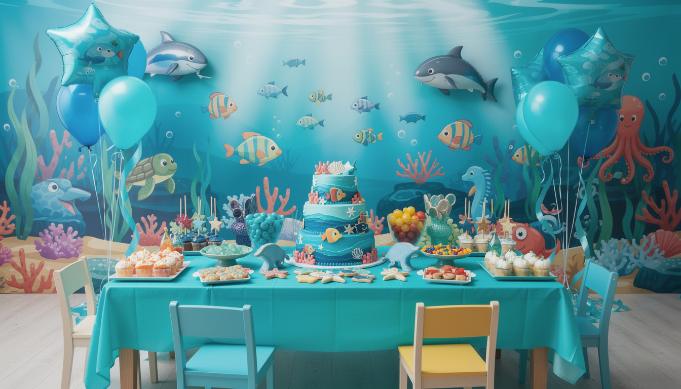 découvrez les meilleures recettes pour une fête d'enfants sur le thème de l'océan magique : plats colorés, amusants et faciles à préparer pour un anniversaire inoubliable sous les mers.