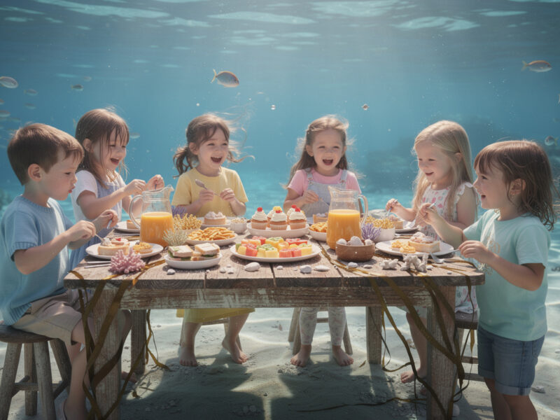 découvrez les meilleures recettes pour une fête d'enfants sur le thème de l’océan magique, des idées gourmandes et ludiques pour émerveiller vos petits invités.