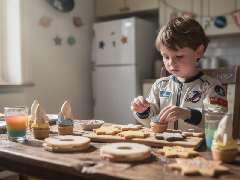 découvrez des recettes amusantes et faciles pour un anniversaire d'enfant sur le thème astronaute, parfaites pour émerveiller les petits explorateurs de l'espace.
