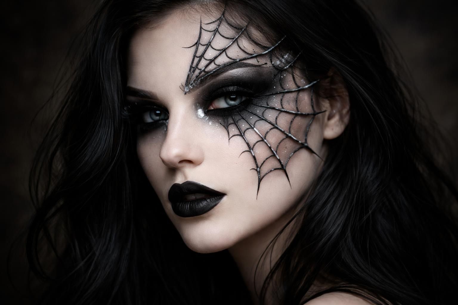 apprenez à créer un maquillage halloween avec une toile d'araignée pour un look effrayant et saisissant, parfait pour la fête des morts.