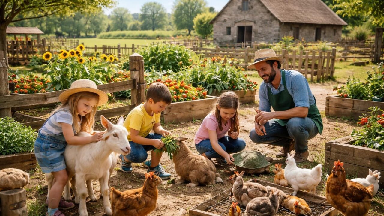 découvrez une immersion unique à la ferme pédagogique de dreux, où apprentissage et nature se rencontrent pour petits et grands.