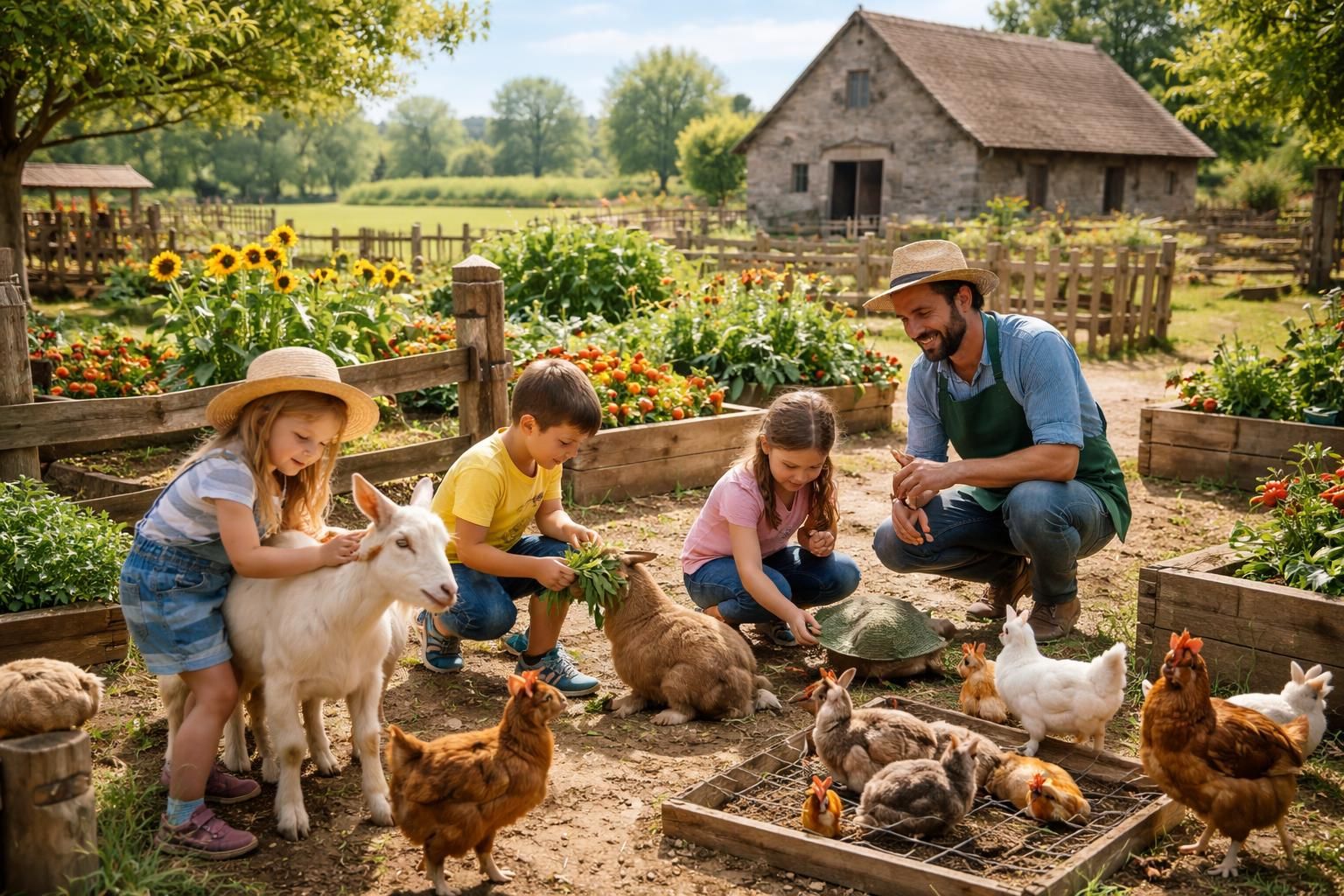 découvrez une immersion unique à la ferme pédagogique de dreux, où apprentissage et nature se rencontrent pour petits et grands.