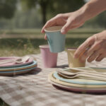 Vaisselle jetable colorée : un choix écologique pour vos pique-niques