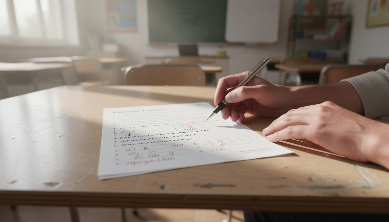 découvrez un exercice pratique et corrigé à imprimer pour les élèves de cm2, conçu pour enrichir vos leçons et faciliter l'apprentissage.