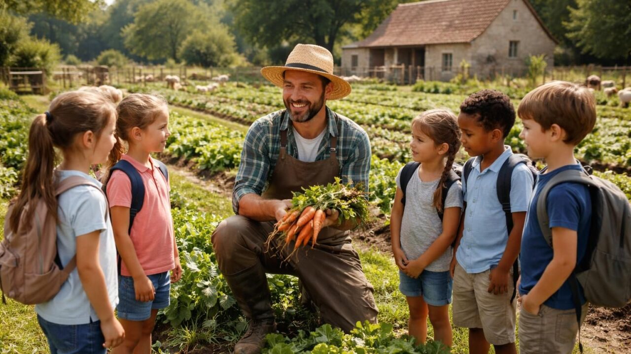 découvrez comment une ferme pédagogique à tours initie les enfants à l'agriculture à travers des activités ludiques et éducatives, favorisant la sensibilisation à la nature et au développement durable.