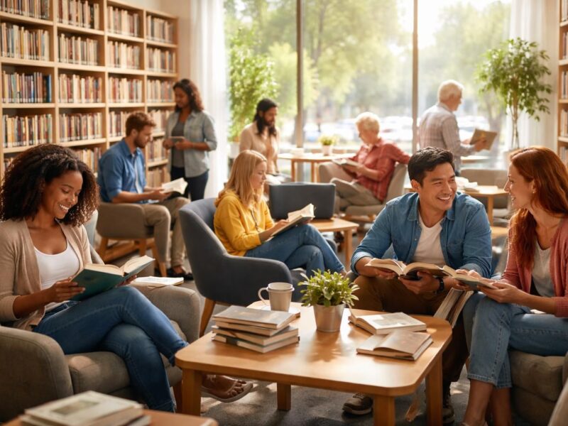 Histoires inspirantes des lecteurs rencontrés à la bibliothèque autour de moi