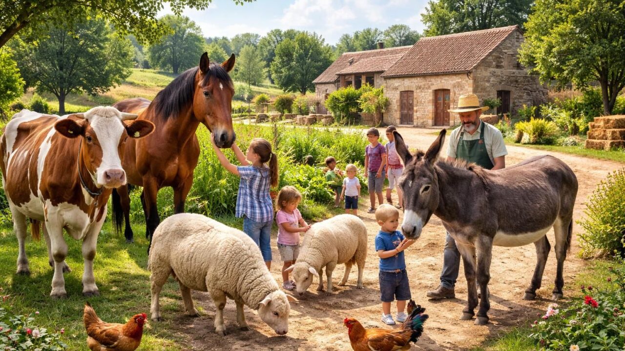découvrez les animaux de la ferme pédagogique à chartres et apprenez à les connaître à travers des visites éducatives et interactives adaptées à toute la famille.